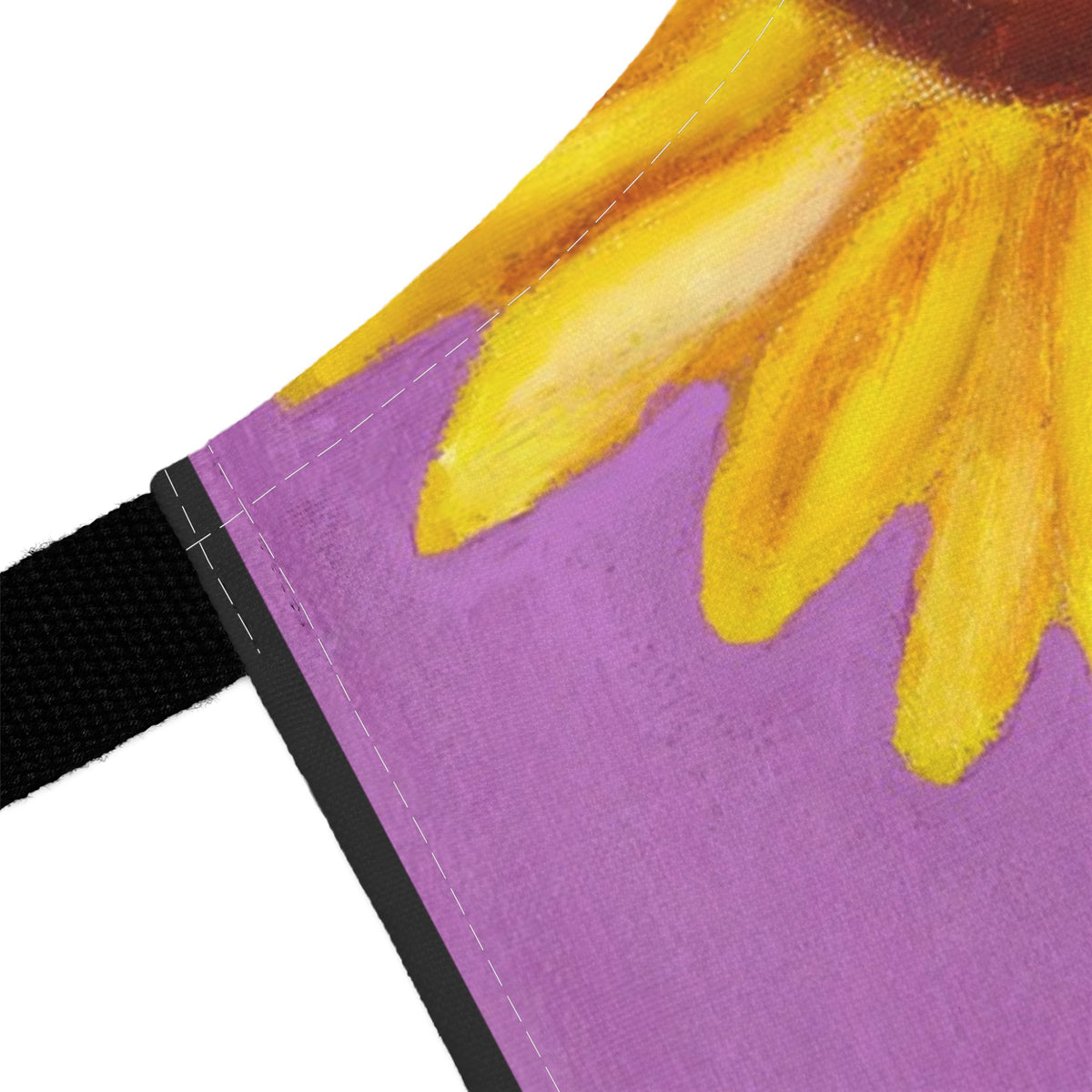Sunflower & Monarch Apron — Floral Kitchen Apron with Butterflies