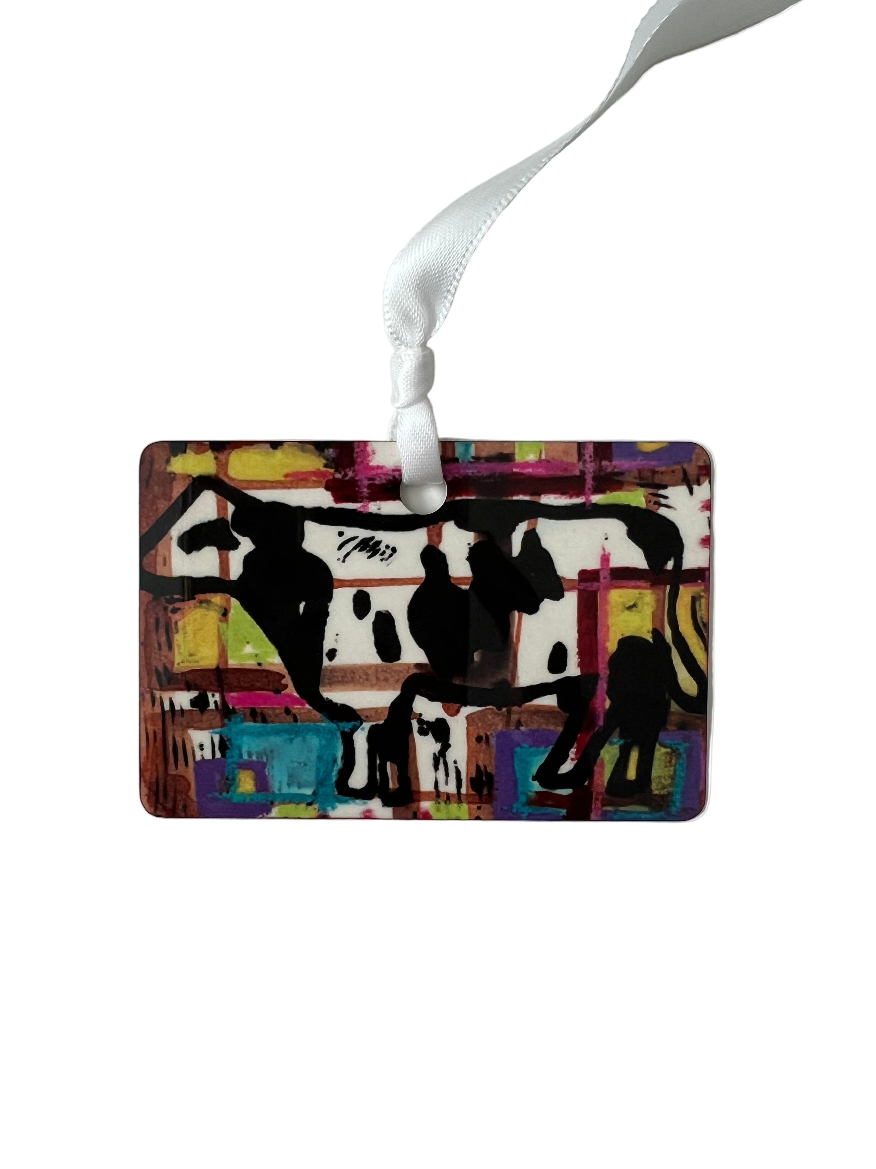 Cow ornament