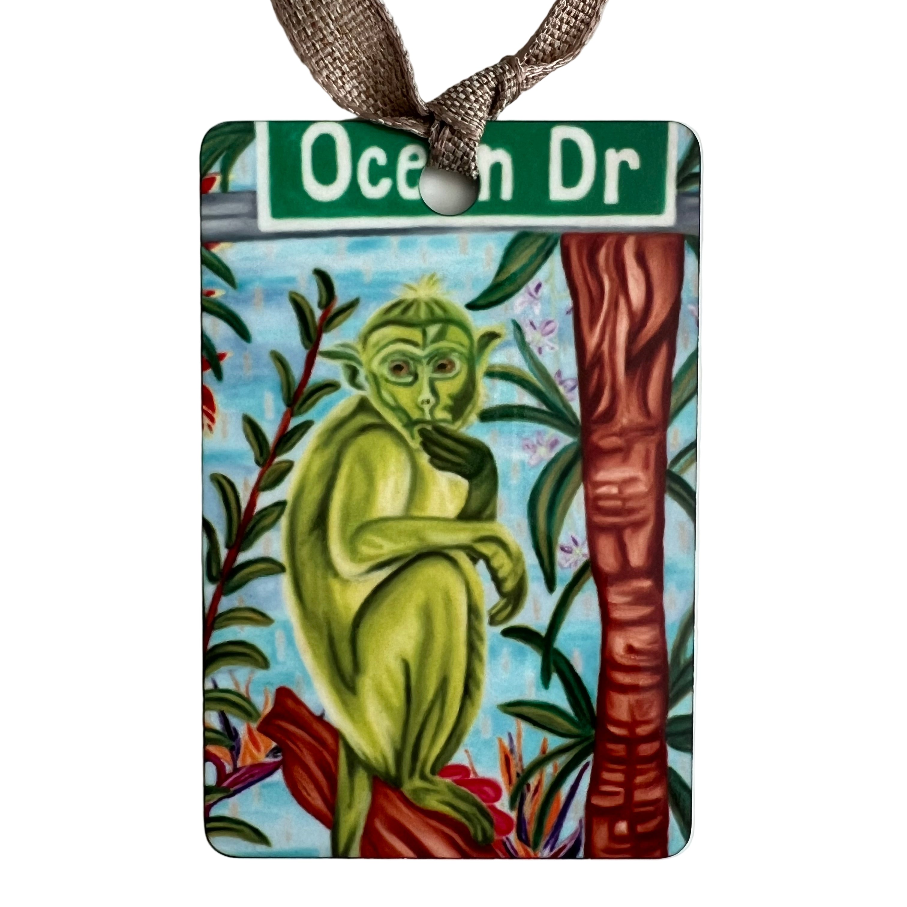 Monkey ornament