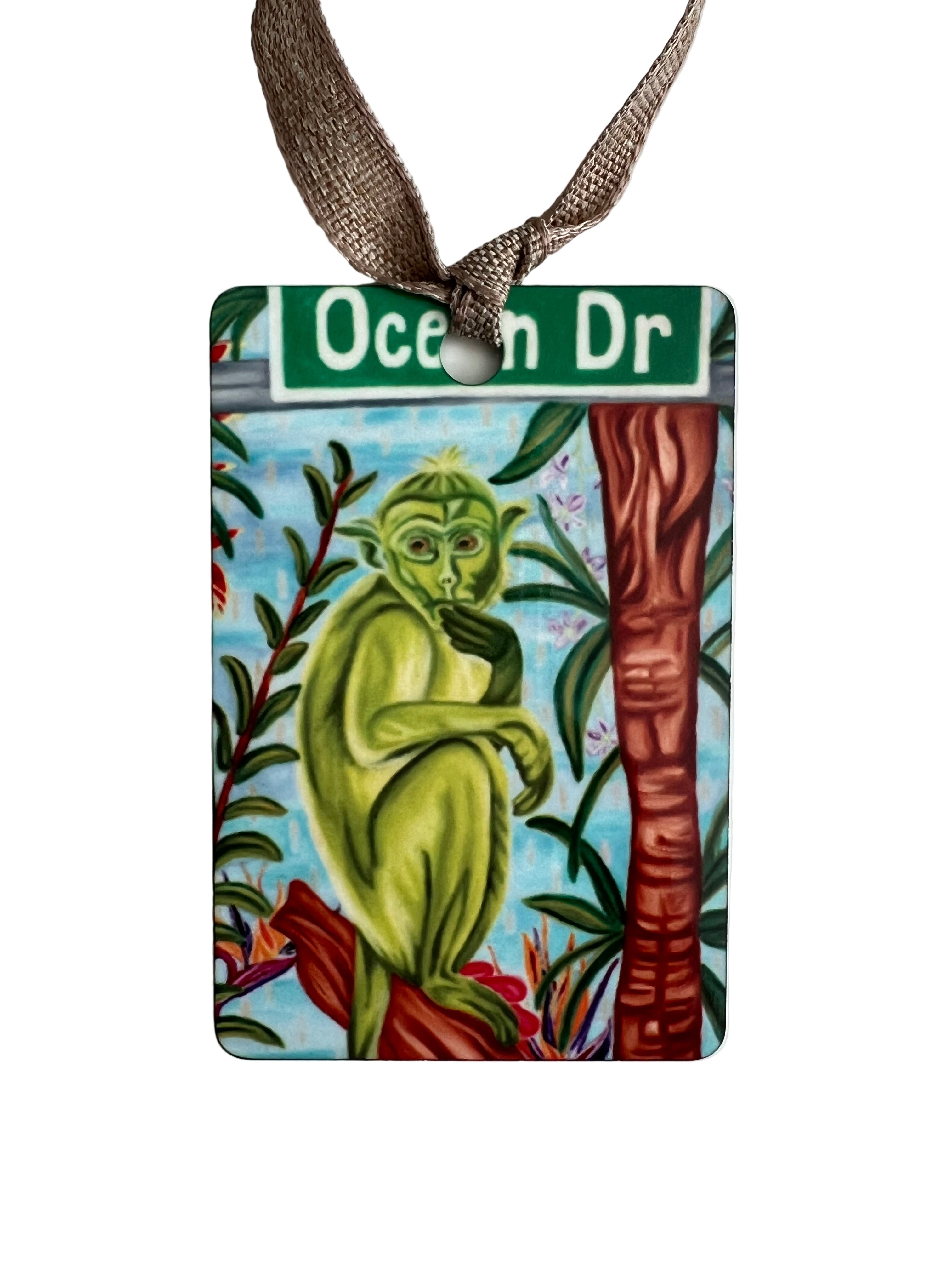 Monkey ornament