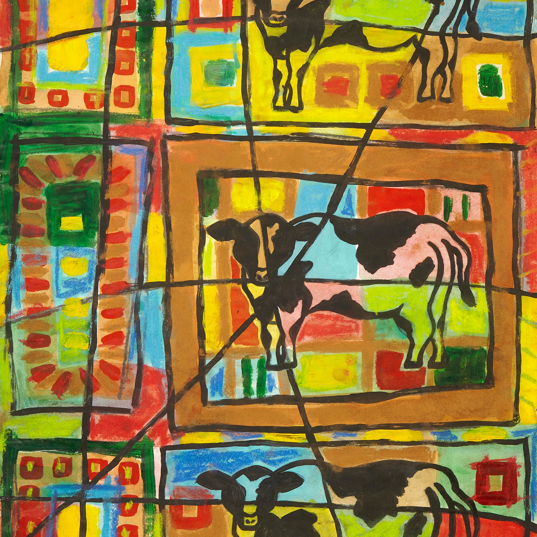 Cows paper print
