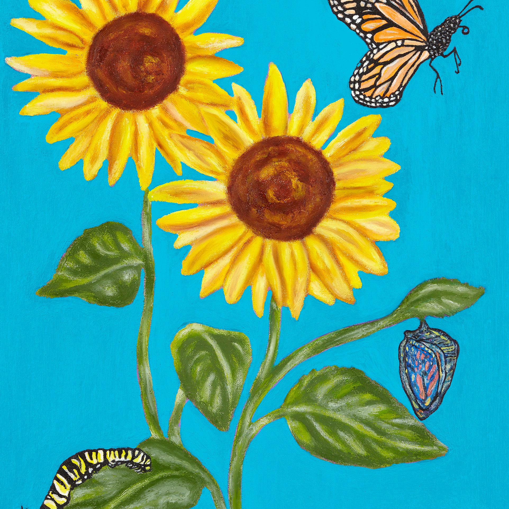 New Beginnings (Blue version) print