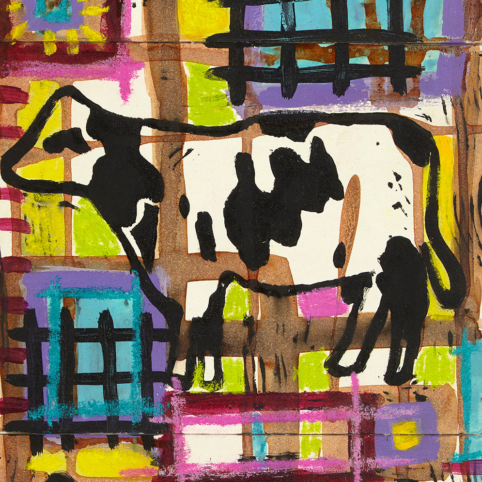 Playful Cows print