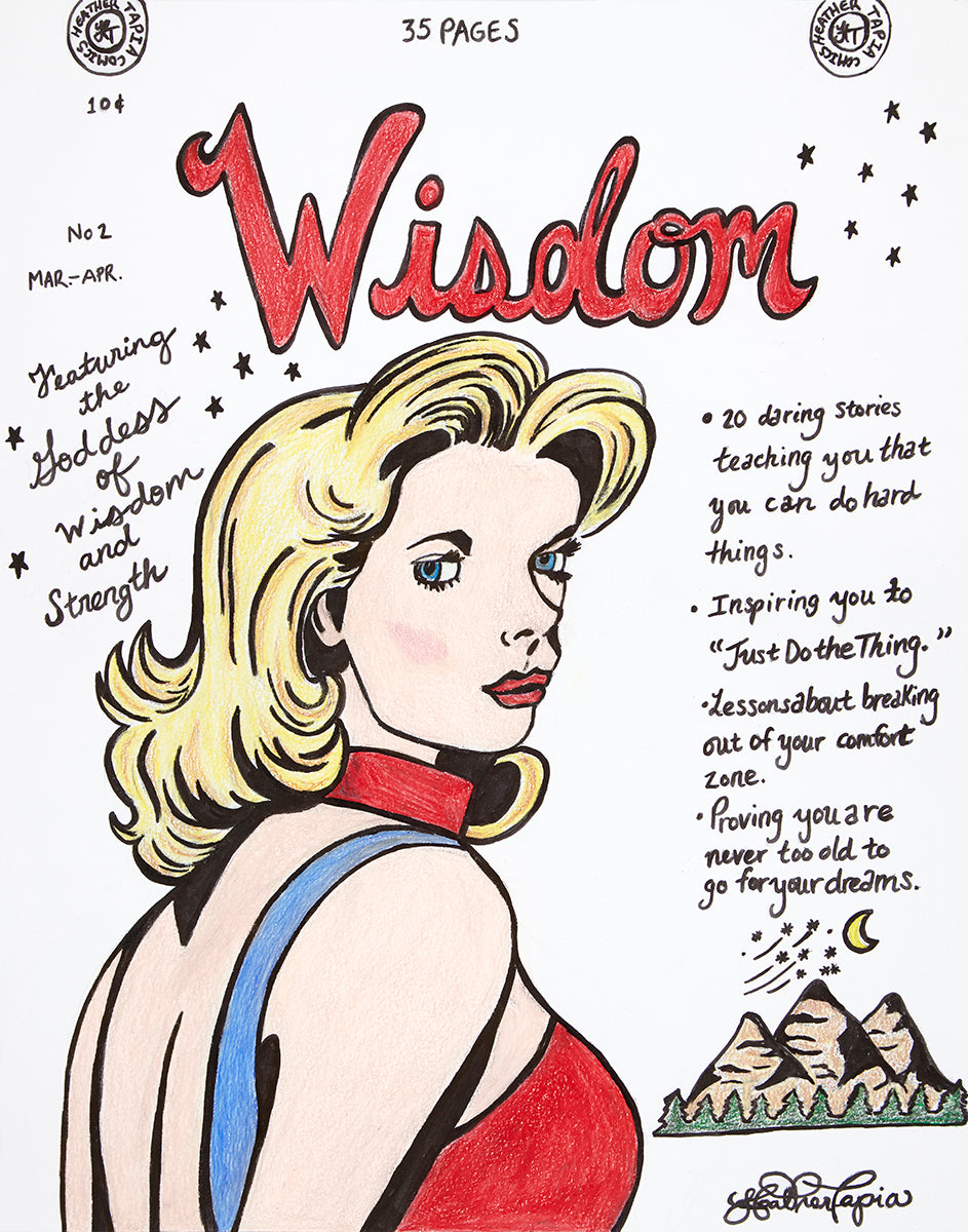 Goddess of Wisdom print signed by the Artist