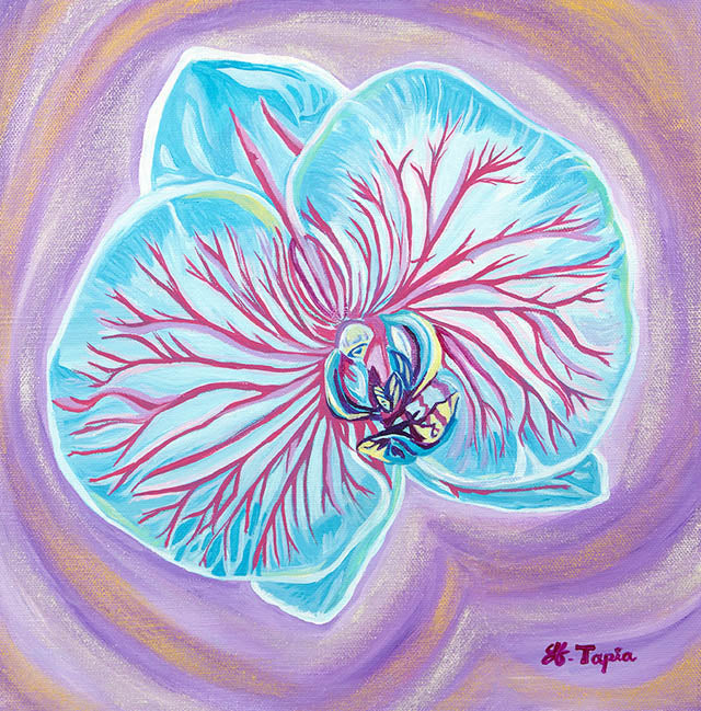 Orchid ornament