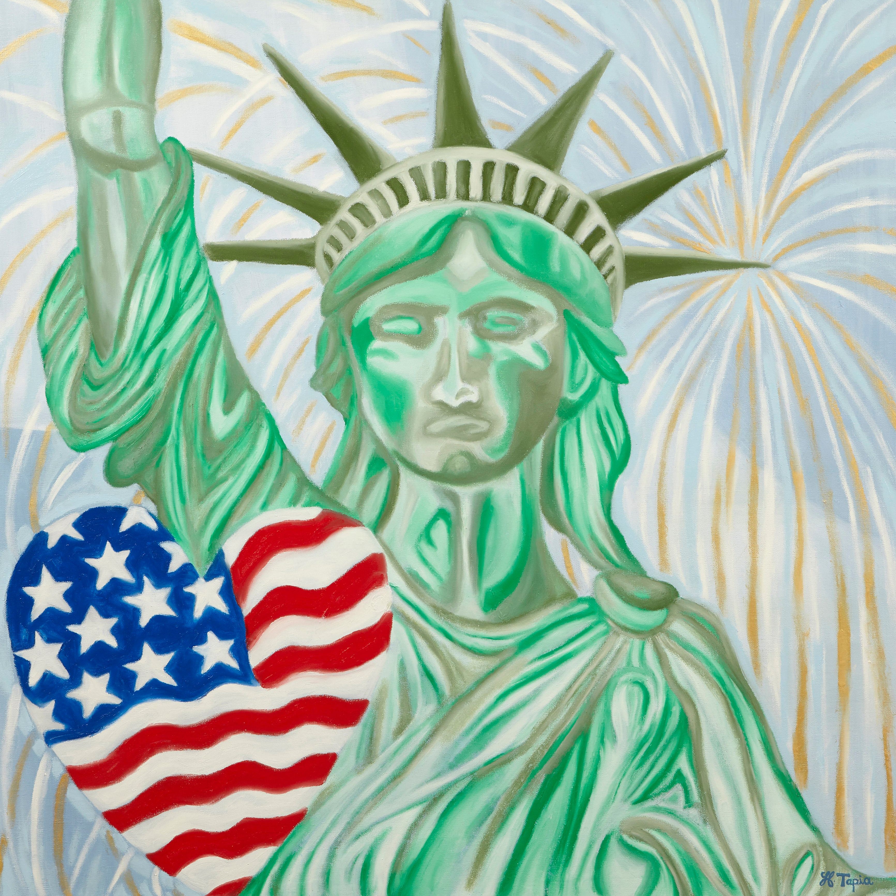 Lady Liberty - Giclee Print