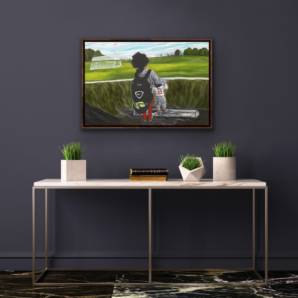 24"x 36" Custom, Framed, Mixed Media Oil Painting